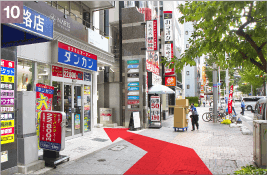 地下鉄名古屋駅南改札口からの道順10 ダンカンさん