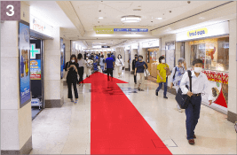 地下鉄名古屋駅南改札口からの道順3 ミッドランド