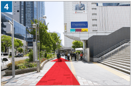 JR名古屋駅桜通口からの道順4 名古屋モード学園