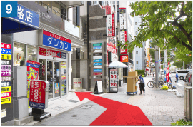 JR名古屋駅桜通口からの道順9 ダンカンさん